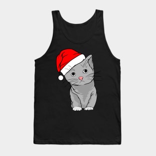 Santa Kitty Tank Top